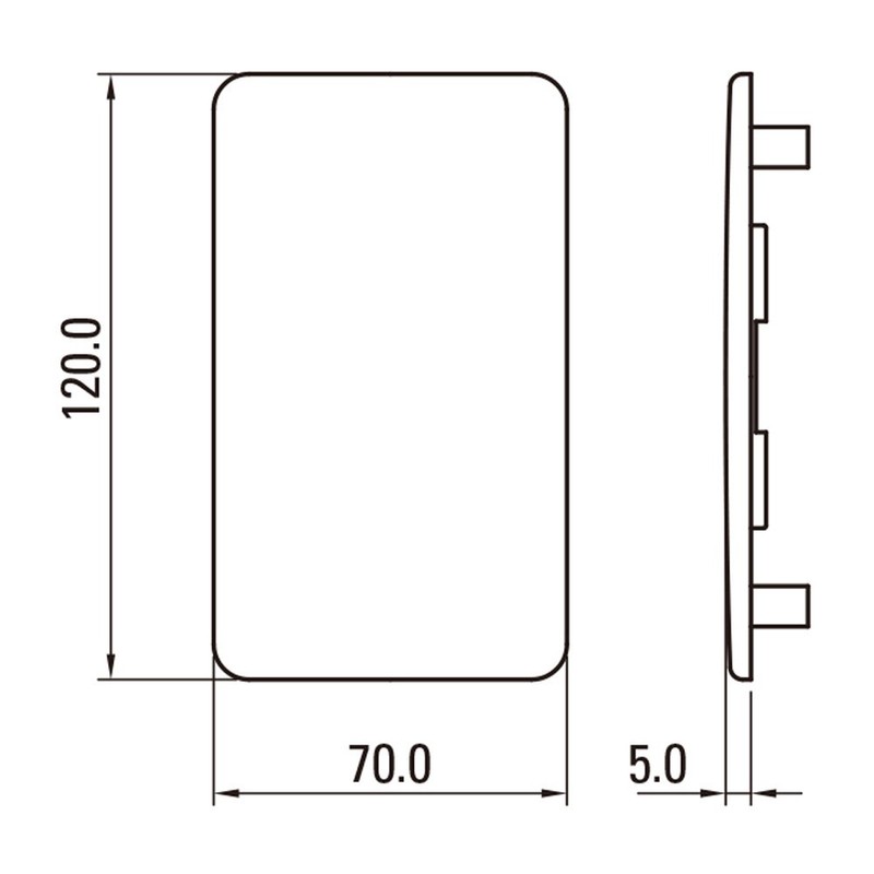 Masaru Industrial New f-mall Accessories Exposure Box Cover for White