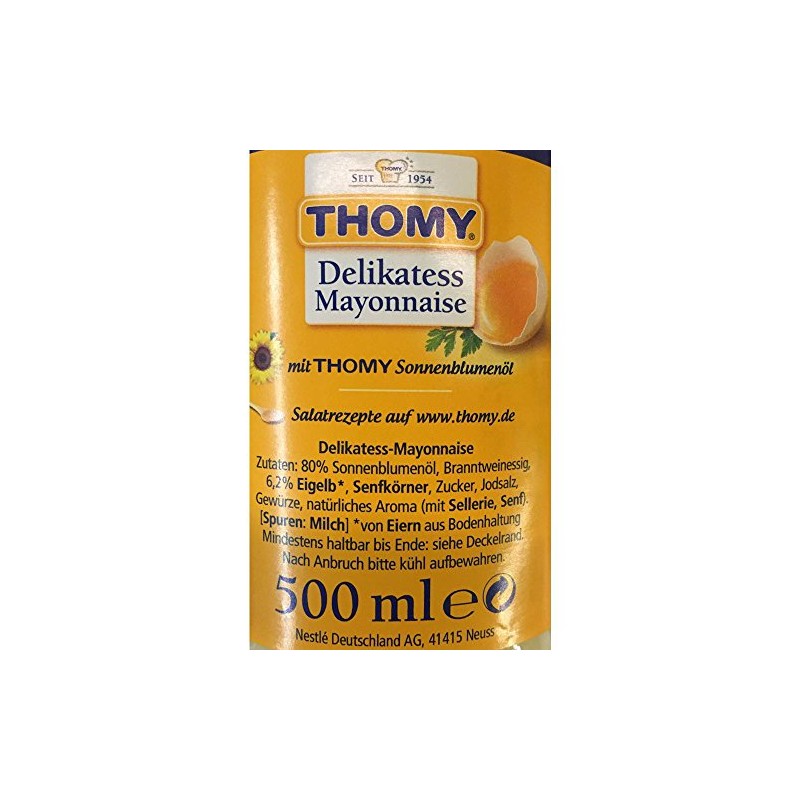 Thomy Delikatess Mayonnaise 500ml