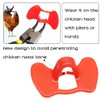 30 Pcs Upgrade Embolus free Chicken Eyes Glasses Plastic Poultry
