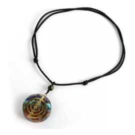 TENDER LIHOME Collar 7 Chakras Orgonita Cuarzo Reiki Chacras Espiritual