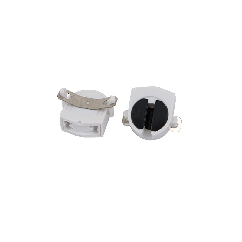 uxcell 30Pcs T5 Fluorescent Light Holder G5 Base Single Head