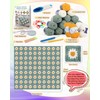 Coopay Crochet Starter Kit for Blanket, Granny Squares & Instructions,