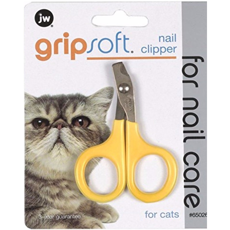 JW Pet Grip Soft Cat Nail Clipper [Set of 2]