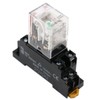 Heschen Gereral Purpose Relay, MY2N-GS (MY2NJ), 12VDC Coil, LED Indicator,