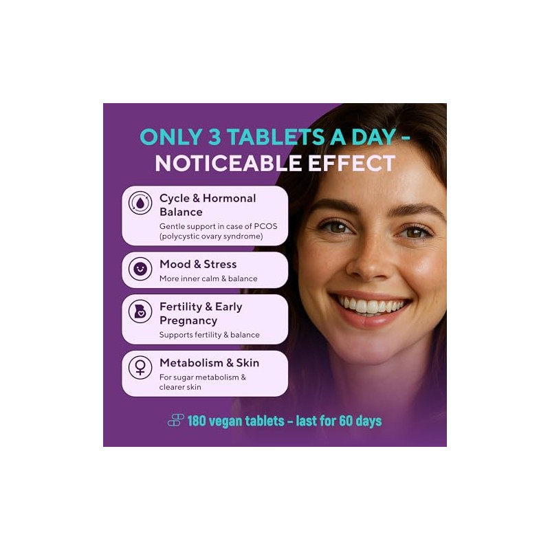 Myo-Inositol & D-Chiro Inositol Complex 2200 mg – 180 Vegan