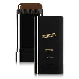 Hair Color Stick, Waterproof and Sweat-Proof Hair Dye Stick, Portable Color Touch-Up Hair Sticks With Comb, Cover Gray Hair Color Correction Sticks for Women & Men (02# Dark Brown)