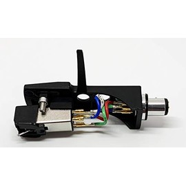 Pfanstiehl Black Headshell,Mount,Cartridge and Conical stylus,needle for Pioneer PL550,PL10,PL510,PL71,PL400,PL100,PL115D,PL120,PL300,PL514X,SPL100,PL112D
