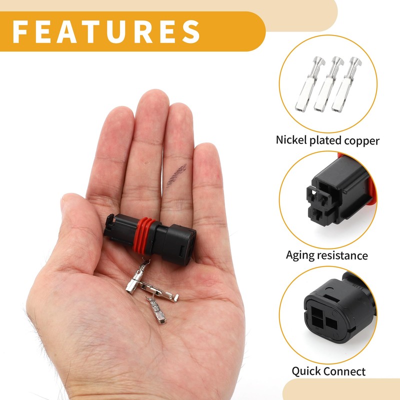 Partuto Speed Sensor Socket Connector Plug No.8200561449 Inner Female Wire