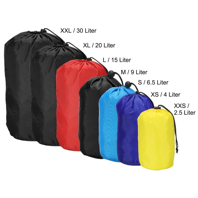 PATIKIL Stuff Sack, 9 x 16 Inch Waterproof Outdoor Storage