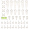 DOETYD 44pcs Picture Hooks Non-Trace Hangers Suitable for Hanging Paintings