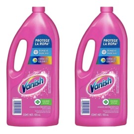 Vanish Quitamanchas Vanish En Gel Para Ropa De Color 925 Ml (2pzas)
