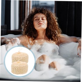 BIUDECO Pack Sisal Bath Balls Shower Scrubbers for Body Cleanliness Comfortable to Hold Safe Exfoliation