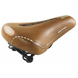 Cicli Bonin Unisex Monte Grappa CTB Bravo Soft Saddle, Honey/Brown – Standard size