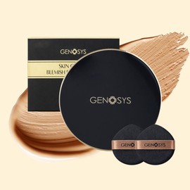 Genosis Cushion Skin Care Blemish Balm Cushion 15g No. 2 Beige Original + Refill / 제노시스 쿠션 스킨 케어링 블레미쉬 밤 쿠션 15g 2호 베이지 본품+리필