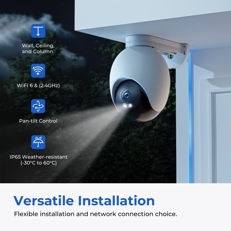 IMILAB EC6 3K Plug-in Security Camera Outdoor: Camera for Home