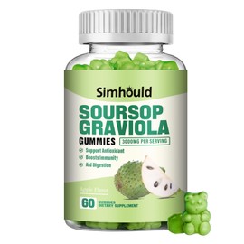 Simhould 1 Pack Soursop Graviola Gummies