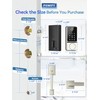 POWIFY Keyless Entry Door Lock with Handle, APP Control Smart