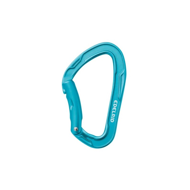 Edelrid 73754000 Mission Vent Gate, Color: Ice Mint, Climbing Carabiner