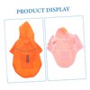 Hohopeti Dog Jacket Pet Raincoat Reflective Trim Double Layer for