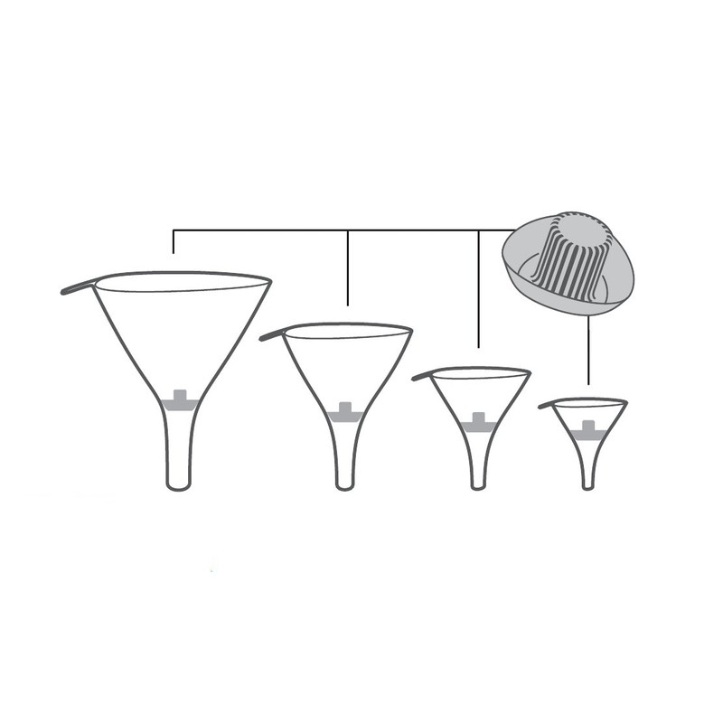 Tescoma Presto 4-Piece Funnels with Sieve