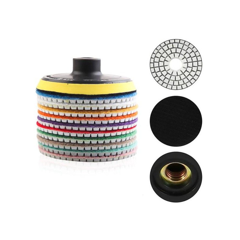 8PCS 인치 키트 100MM 콘크리트 다이아몬드 사용 디스크 세트에 석재