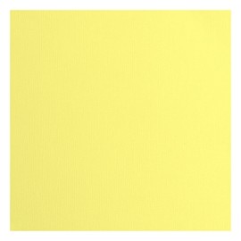 Vaessen Creative Florence Cardstock Paper Yellow 216gsm Square 12" x 12" 20 Pack Texture for Scrapbooking, Card Making, Die Cutting and Other Paper Crafts