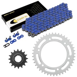Caltric Blue Drive Chain And Sprocket Kit for Honda CBR600RR 2003-2006 525-Chain
