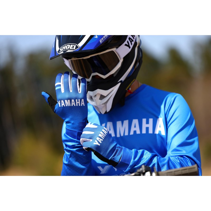 YAMAHA MOTOR(Yamaha) OFF Riding Glove MY4001 Blue L Size Q6F-DFR-Y00-00L