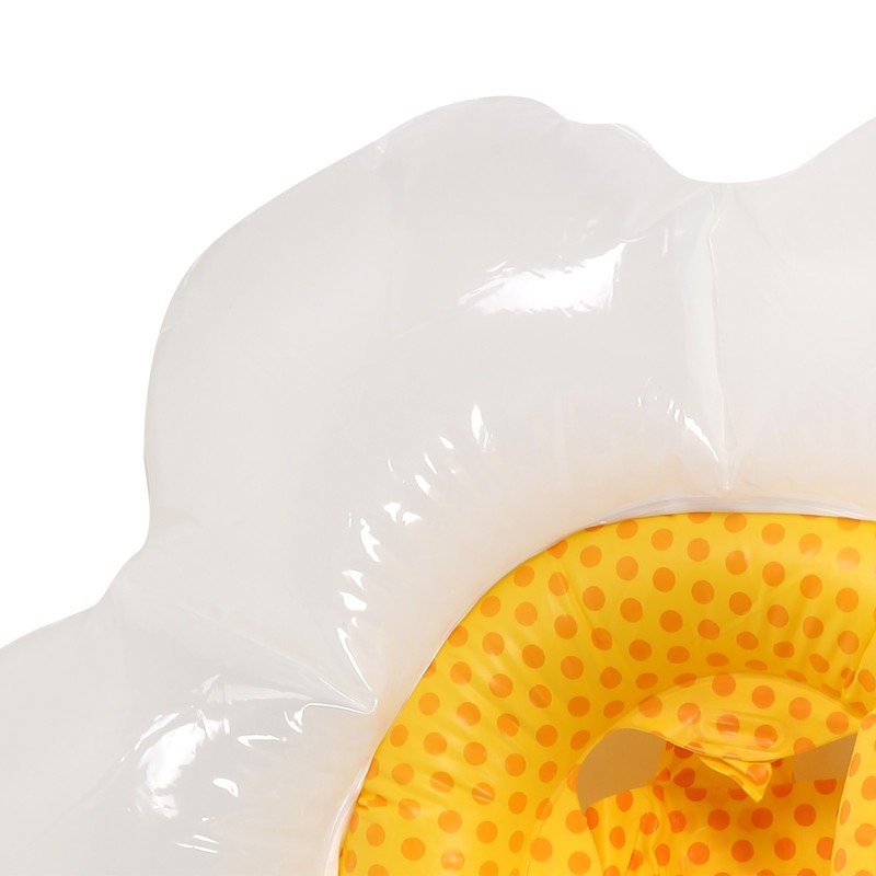 Children Inflatable Swimming Ring with Safety Seat Flower Shape Pool