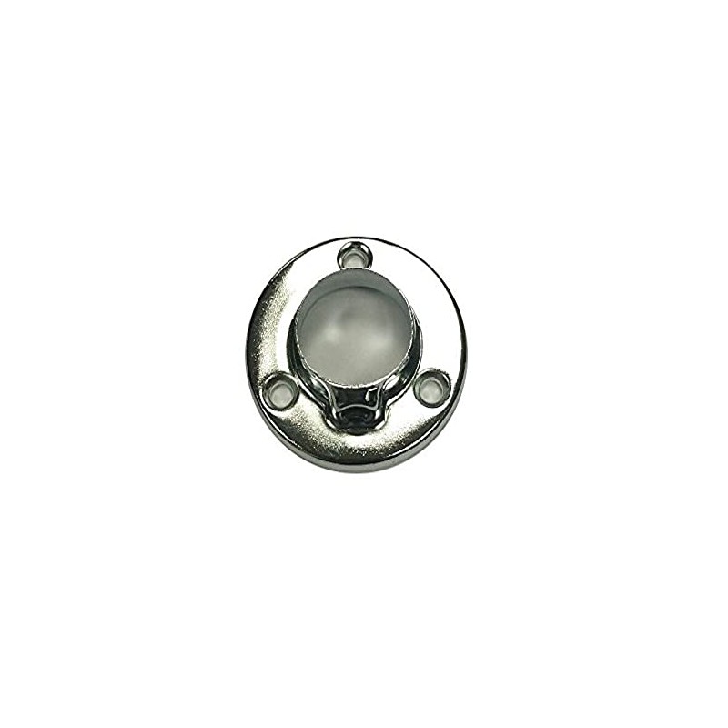 Merriway BH06091 (2 Pcs) Wardrobe Closet Rail Pole Rod Socket