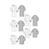 Burda 8292 Schnittmuster Mantel (Damen, Gr, 36-48) Level 3 Mittel