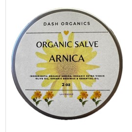 Organic Herbal Salve | 2oz | Lavender Scented | Made with Organic Extra Virgin Olive Oil (Arnica)