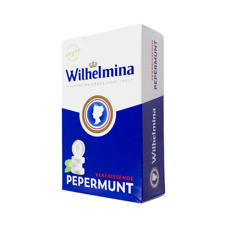 Wilhelmina Peppermints (Classic Dutch Peppermints) - 3.5oz [Pack of 1]