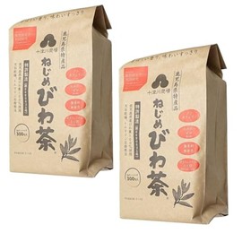 Totsukawa Farm Screw Biwa Tea, 300 Packets x 2, Biwacha, Caffeinated Tea GOS