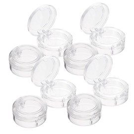 Healvian 8pcs Makeup Empty Plate Eyeshadow Holder Durable Cosmetic Organizer for Home Stylish White Design Lightweight and Practical Makeup Container for Easy Storage