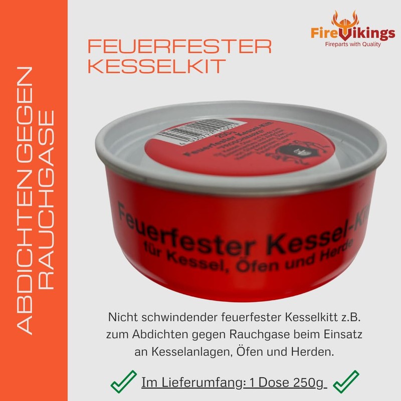 Fireproof Boiler Kit – 250g Tin – Seal Against Flue