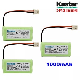 Kastar 3 x 2.4V 1000mAh 5264 NiMH Battery for VTech BT166342 BT266342 BT183342 BT283342