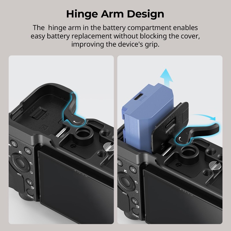 SMALLRIG ZV-E10 II Base Plate for Sony Alpha ZV-E10 II,