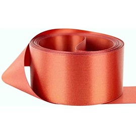 Satin Ribbon - 50mm Wide - 3 Meters - Many Colours - BUY 3 & Get 1 Free (Copper) Fir Gifts Wrap, Sew, Party, Decorations, Dress, Crafts, Evetns much more