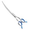 HASHIMOTO Dog Grooming Scissors, Curved Scissors for Dog Grooming, 7.5