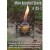 CAMPINGMOON Alcohol Stove Brass Stainless Steel Mini for Backpacking Hiking