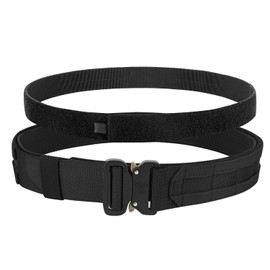 KRYDEX GEAR Tactical Belt with Quick Release 1.75 Inch Tactical Belt with 1.5 Inch Inner Belt Military Heavy Duty Molle Belt Work Belt High Performance Belt for Men