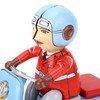 Clockwork Scooter Motorcycle Retro Decorative Metal Wind Up Motorcycle Mechanical