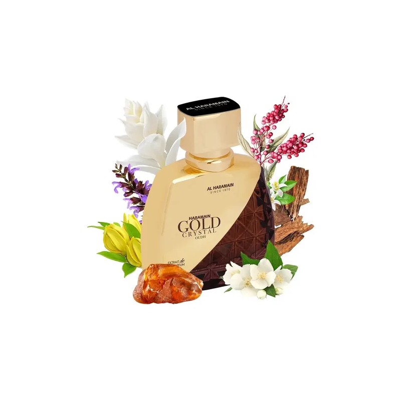 Al Haramain Gold Crystal Oudh Eau De Parfum 100ml