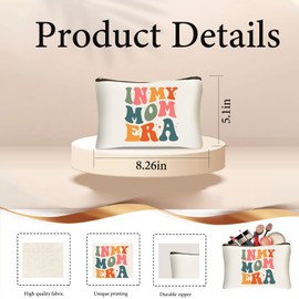 DHQH Mom Birthday Gifts Tote Bag, Mothers Day Gifts from Daughter Son for Mom Mama, Funny Shopping Bag Reusable Grocery Bags