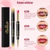 Lápiz Labial Y Delineador de Labios de Doble Punta 2