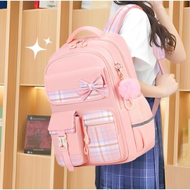 Mujer mochila escolar, Mochila Juveniles, Mochilas para Niñas 30l Laptop 15.6 Inch Gran Capacidad Para Mujer O Hombre, Mochila Escolar Para Niños de Gran Capacidad