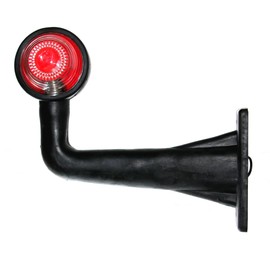 Old-Harvest 2x 90° Angle Trailer Light Marking Red/White New Trailer Side Lights 6-24 V