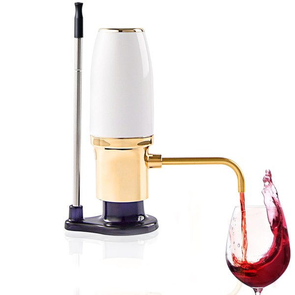 Electric Wine Aerator Pourer Automatic Wine Dispenser Spout Pourer with USB Rechargeable, Electric Wine Decanter and Wine Pourer, Best Gift for Wine Lovers