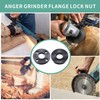 9PCS Angle Grinder Nut Angle Grinder Wrench Kit 5/8-11 Flange
